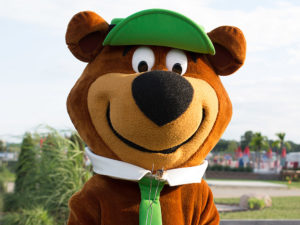 Yogi Eating Marshmallow | Yogi Bear's Jellystone Park™ Camp-Resort | South Haven, MI