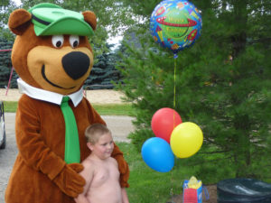 Yogi With Birthday Boy