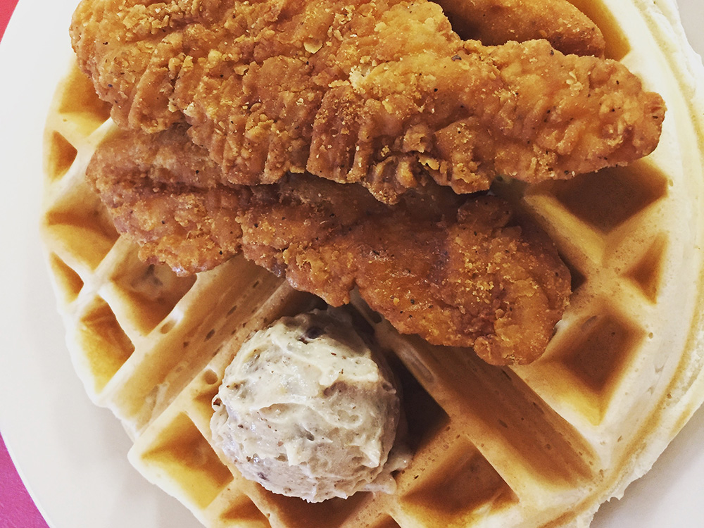 Cartoon Cafe Fried Chicken & Waffles | Yogi Bear's Jellystone Park™ Camp-Resort | South Haven, MI