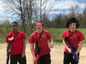 Employees Playing Laser Tag | Yogi Bear's Jellystone Park™ Camp-Resort | South Haven, MI