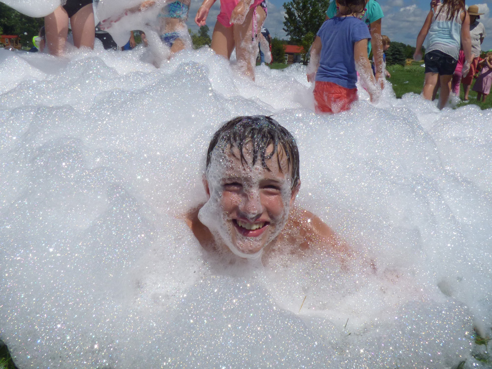 Family Fun In Foam | Yogi Bear's Jellystone Park™ Camp-Resort | South Haven, MI