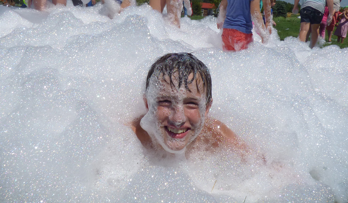 Foam Fun | Yogi Bear's Jellystone Park™ Camp-Resort | South Haven, MI