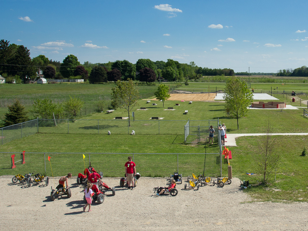 Horseshoes & Cornhole Areas | Yogi Bear's Jellystone Park™ Camp-Resort | South Haven, MI