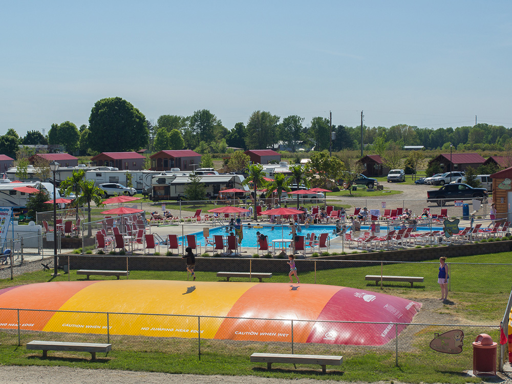 Jumping Pillow | Yogi Bear's Jellystone Park™ Camp-Resort | South Haven, MI