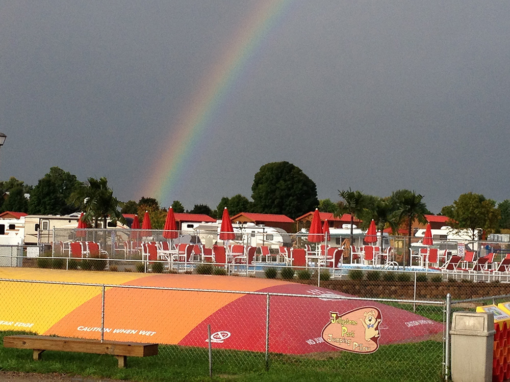 Rainbow Over Campground | Yogi Bear's Jellystone Park™ Camp-Resort | South Haven, MI