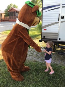 Little boy with a bear