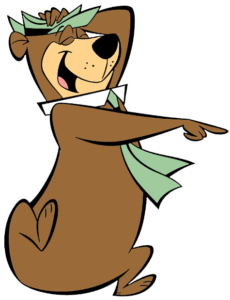 Yogi Bear Laughing