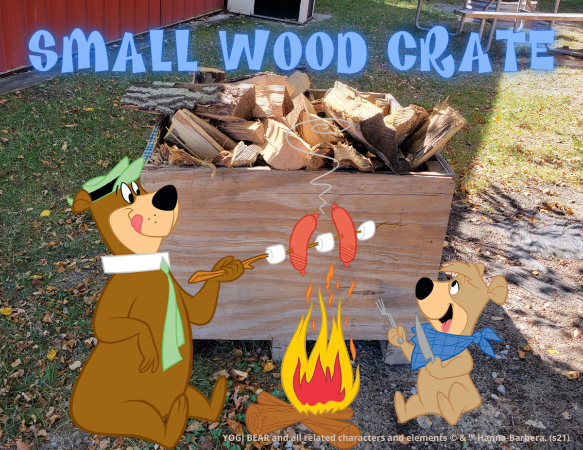 Small firewood crate bundle at Jellystone Park South Haven campfire wood